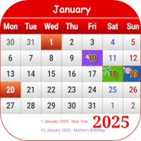 Guam Calendar 2025